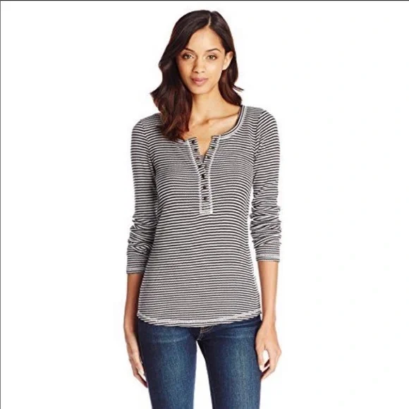 striped lucky brand thermal - Picture 1 of 7
